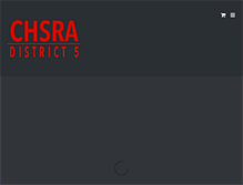 Tablet Screenshot of chsradistrict5.com